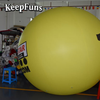 KeepFuns PVC Inflatable Balloons, customizable in size and Logo, made of waterproof and durable materials, suitable for mall decorations, party decorations, theme events, and advertising promotions.