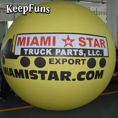 KeepFuns PVC Inflatable Balloons, customizable in size and Logo, made of waterproof and durable materials, suitable for mall decorations, party decorations, theme events, and advertising promotions.