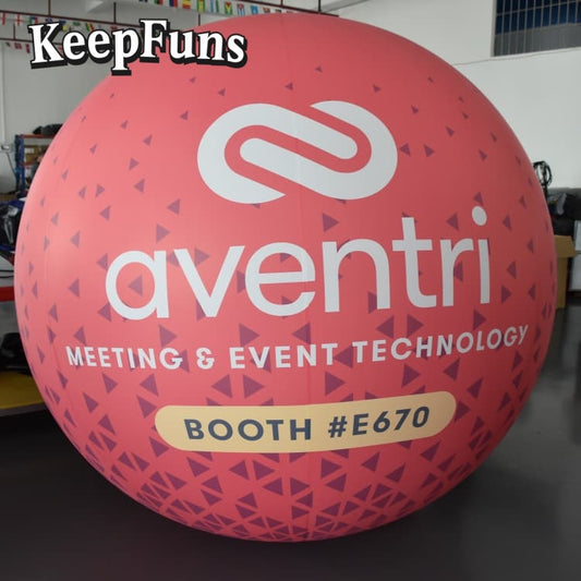 KeepFuns PVC Inflatable Balloons, customizable in size and Logo, made of waterproof and durable material, suitable for mall decorations, party decorations, theme activities, and advertising promotions