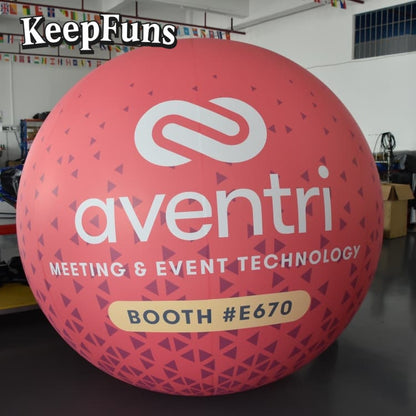 KeepFuns PVC Inflatable Balloons, customizable in size and Logo, made of waterproof and durable material, suitable for mall decorations, party decorations, theme activities, and advertising promotions