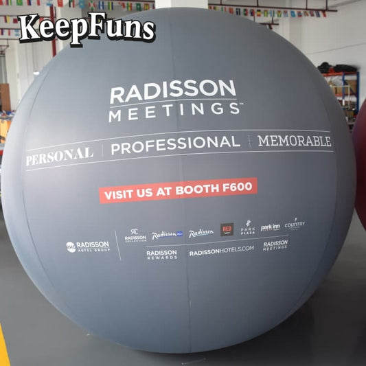 KeepFuns PVC Inflatable Balloons, customizable in size and Logo, made of waterproof and durable material, suitable for shopping mall decorations, party decorations, theme activities, and advertising promotions