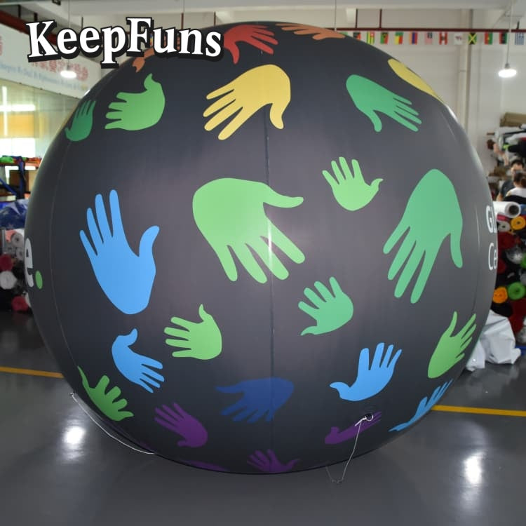 KeepFuns PVC Inflatable Balloons, customizable in size and Logo, made of waterproof and durable materials, suitable for mall decorations, party decorations, theme events, and advertising promotions