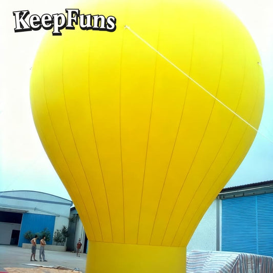 KeepFuns Inflatable Advertising Floor Balloons: Customizable (color, size, print), easy to inflate, durable, ideal for ads, supermarket promotions, outdoor events.