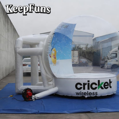 KeepFuns PVC Inflatable Snow Balloons, customizable in size and Logo, made of waterproof and durable materials, suitable for mall decorations, party decorations, theme events, and advertising promotions.