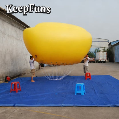 KeepFuns PVC Inflatable Boat Model - Waterproof & Durable, Custom Logo for Brand Marketing/Party Decoration