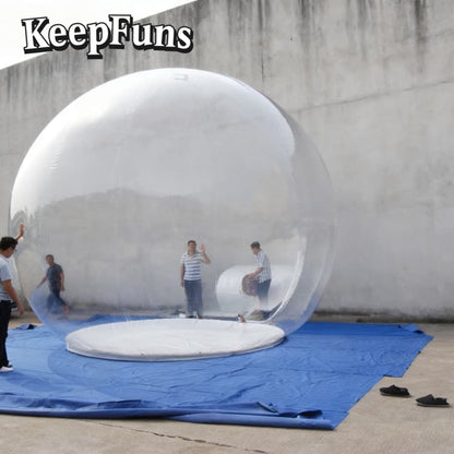 KeepFuns PVC Inflatable Snow Balloons, customizable in size and Logo, made of waterproof and durable materials, suitable for mall decorations, party decorations, theme events, and advertising campaigns.