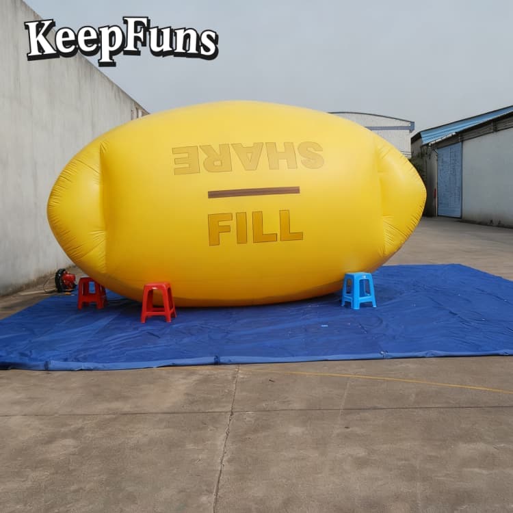 KeepFuns PVC Inflatable Boat Model - Waterproof & Durable, Custom Logo for Brand Marketing/Party Decoration