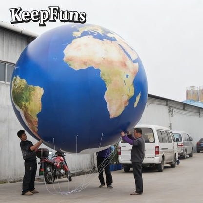 KeepFuns PVC Inflatable Balloons, customizable in size and Logo, made of waterproof and durable material, suitable for mall decorations, party decorations, theme events, and advertising promotions