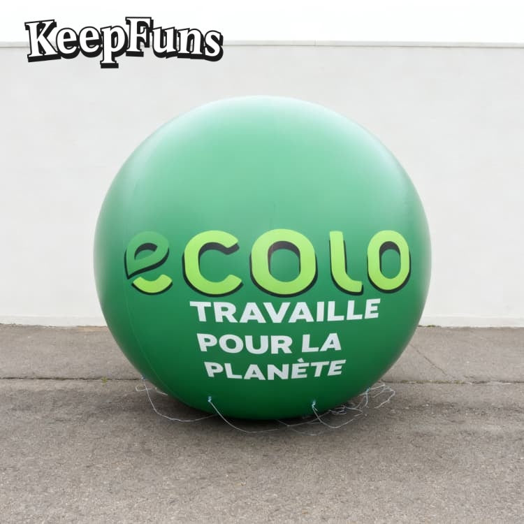 KeepFuns PVC Inflatable Balloons, customizable in size and Logo, made of waterproof and durable materials, suitable for mall decorations, party adornments, themed events, and advertising promotions