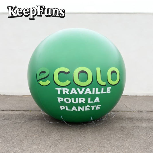 KeepFuns PVC Inflatable Balloons, customizable in size and Logo, made of waterproof and durable materials, suitable for mall decorations, party adornments, themed events, and advertising promotions