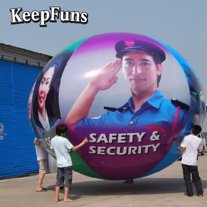 KeepFuns PVC Inflatable Balloons, customizable in size and Logo, made of waterproof and durable material, suitable for mall decorations, party decorations, theme events, and advertising promotions