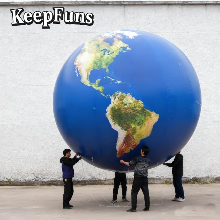 KeepFuns PVC Inflatable Balloons, customizable in size and Logo, made of waterproof and durable material, suitable for mall decorations, party decorations, theme events, and advertising promotions