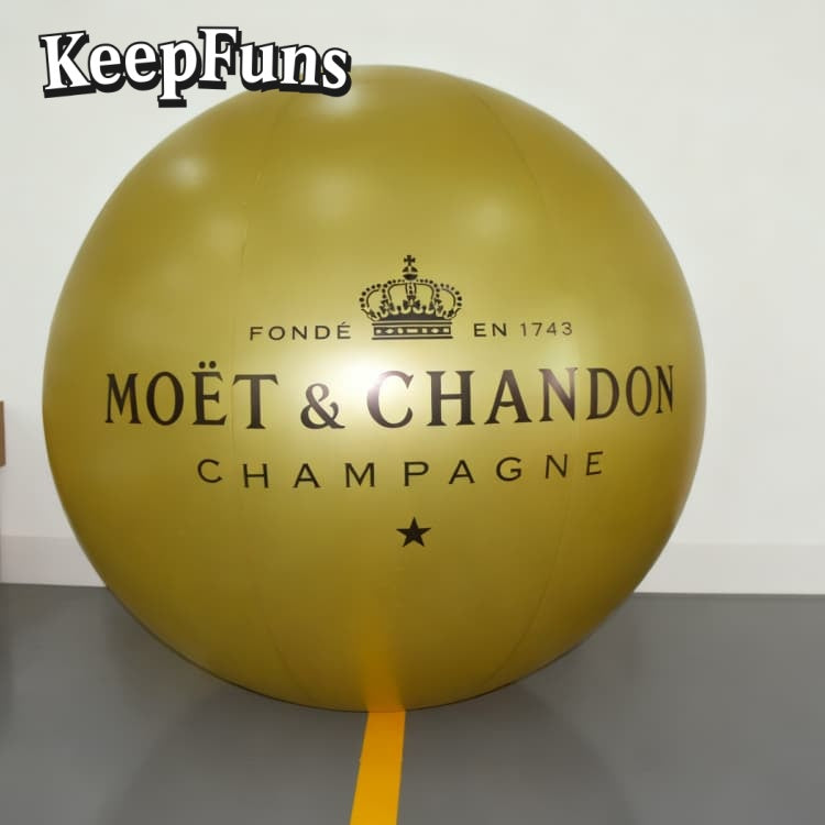 KeepFuns PVC inflatable balloons, with customizable size and Logo, are made of waterproof and durable materials, suitable for mall decorations, party decorations, theme events, and advertising promotions.
