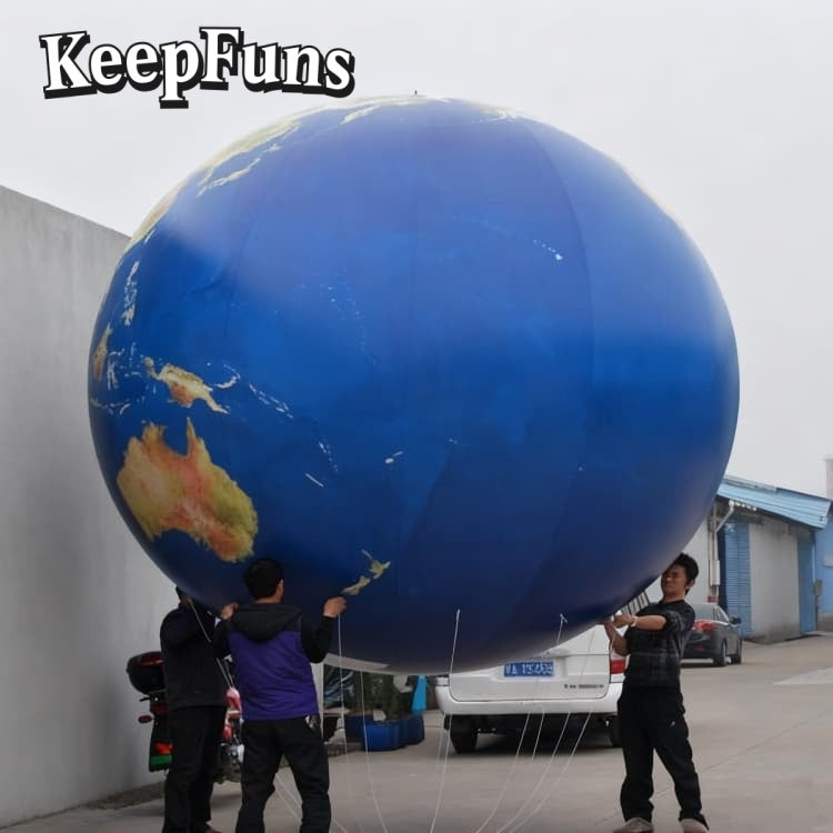 KeepFuns PVC Inflatable Balloons, customizable in size and Logo, made of waterproof and durable material, suitable for mall decorations, party decorations, theme events, and advertising promotions