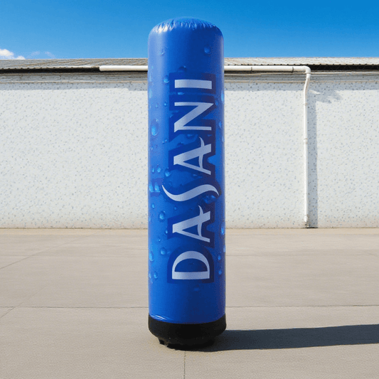 KeepFuns Advertising inflatable lamppost blue brand promotion inflatable model outdoor commercial activity luminous display props