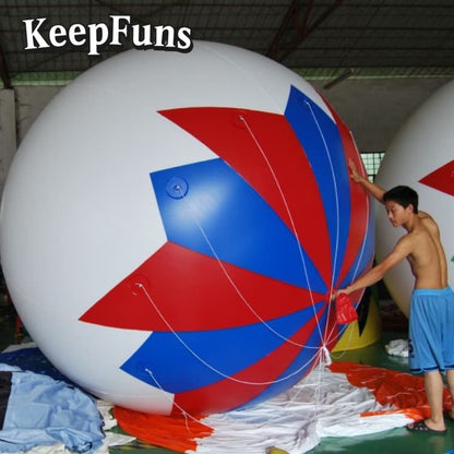 KeepFuns PVC inflatable balloons, customizable in size and Logo, made of waterproof and durable material, suitable for mall decorations, party decorations, theme events, and advertising promotions