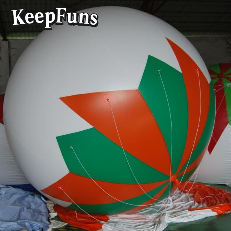 KeepFuns PVC inflatable balloons, customizable in size and Logo, made of waterproof and durable material, suitable for mall decorations, party decorations, theme events, and advertising promotions