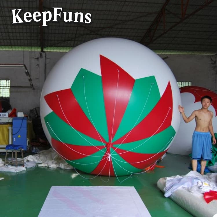 KeepFuns PVC inflatable balloons, customizable in size and Logo, made of waterproof and durable material, suitable for mall decorations, party decorations, theme events, and advertising promotions