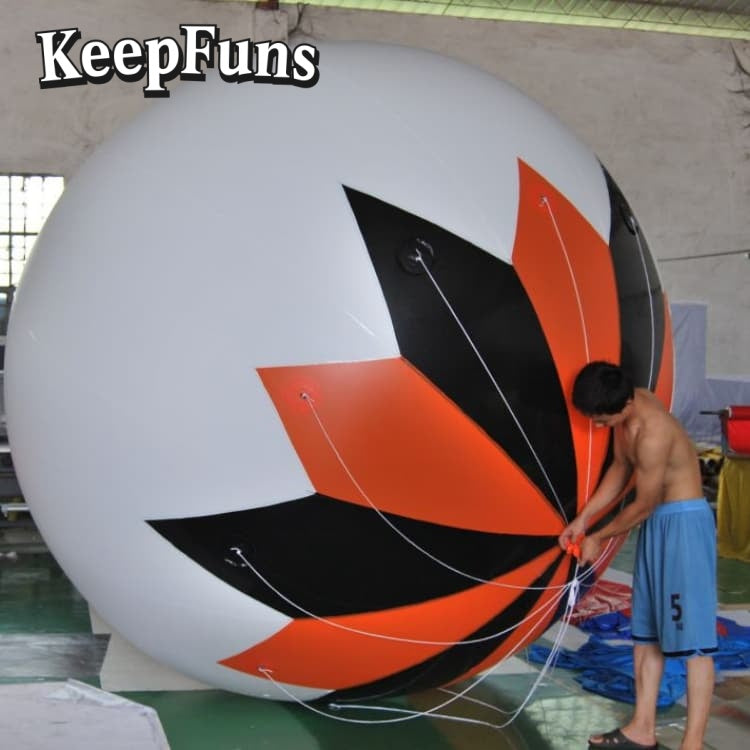 KeepFuns PVC inflatable balloons, customizable in size and Logo, made of waterproof and durable material, suitable for mall decorations, party decorations, theme events, and advertising promotions