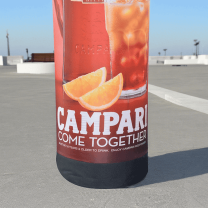 KeepFuns Campari inflatable advertising column, wine brand promotion inflatable model, outdoor bar event display props