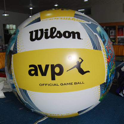 KeepFuns Cartoon beach theme inflatable advertising ball interesting illustration promotional inflatable model activity interactive giant prop ball