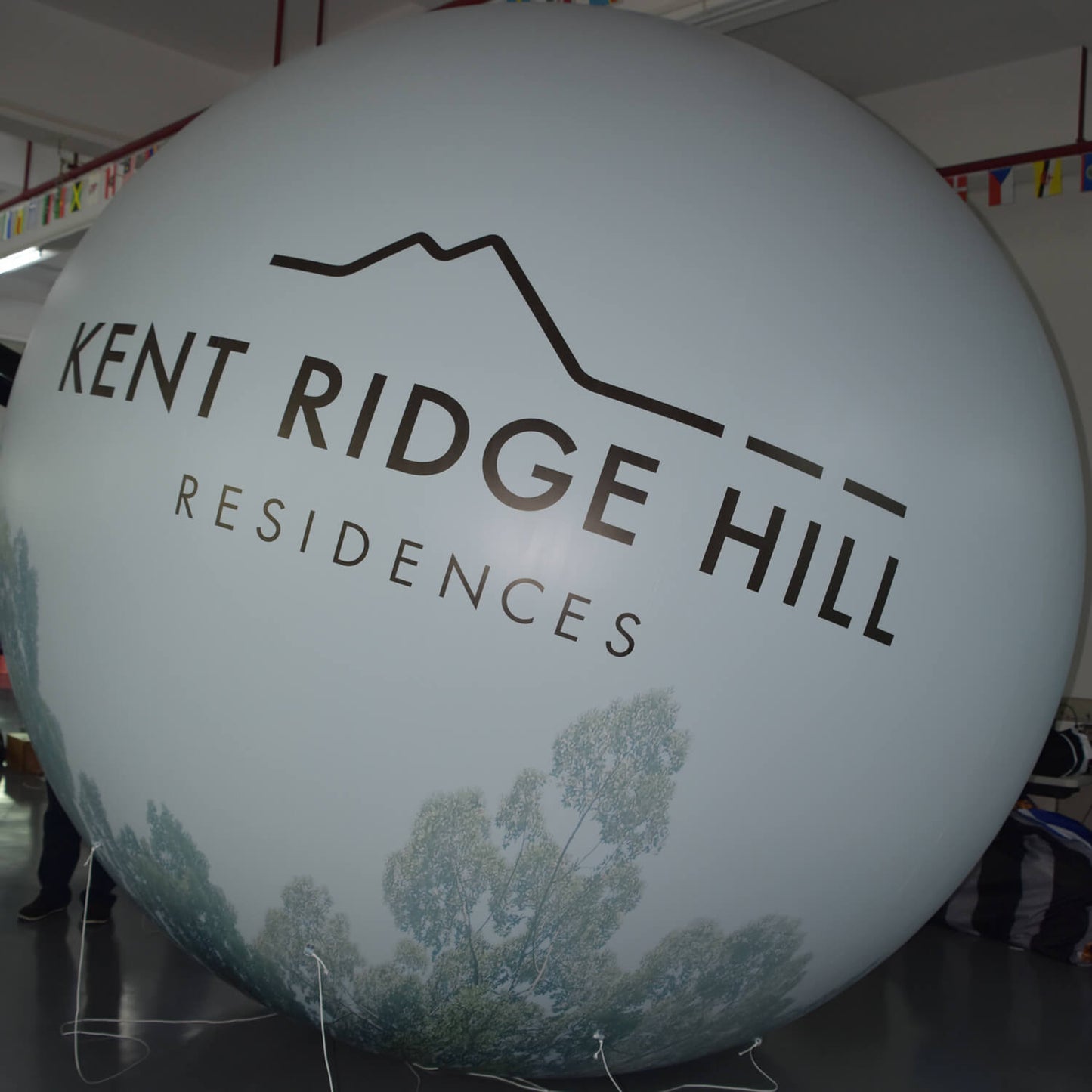 KeepFuns Customized real estate inflatable advertising ball, real estate promotion giant air model, brand promotion exclusive big ball
