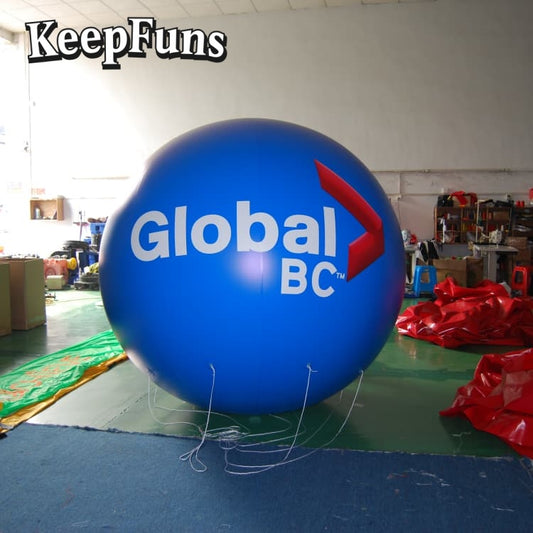 KeepFuns PVC inflatable balloons, customizable in size and Logo, made of waterproof and durable materials, suitable for mall decorations, party decorations, theme events, and advertising promotions