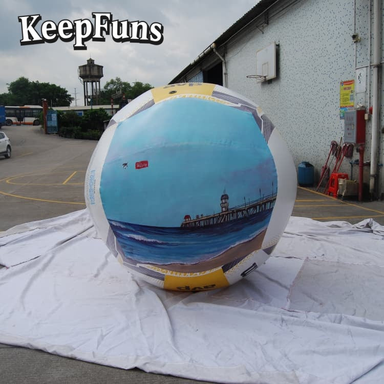 KeepFuns PVC inflatable balloons, customizable in size and Logo, made of waterproof and durable material, suitable for mall decorations, party decorations, theme events, and advertising promotions