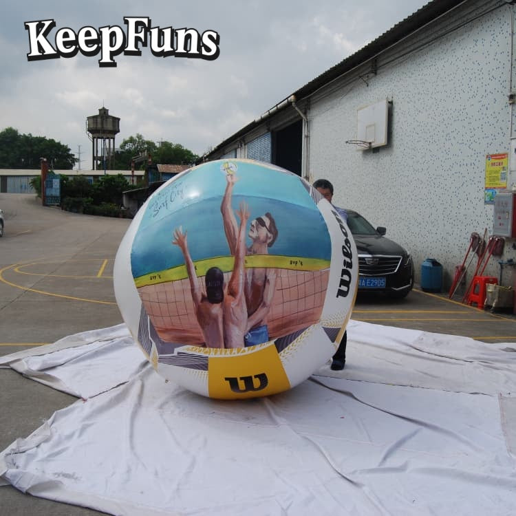 KeepFuns PVC inflatable balloons, customizable in size and Logo, made of waterproof and durable material, suitable for mall decorations, party decorations, theme events, and advertising promotions