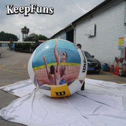 KeepFuns PVC inflatable balloons, customizable in size and Logo, made of waterproof and durable material, suitable for mall decorations, party decorations, theme events, and advertising promotions