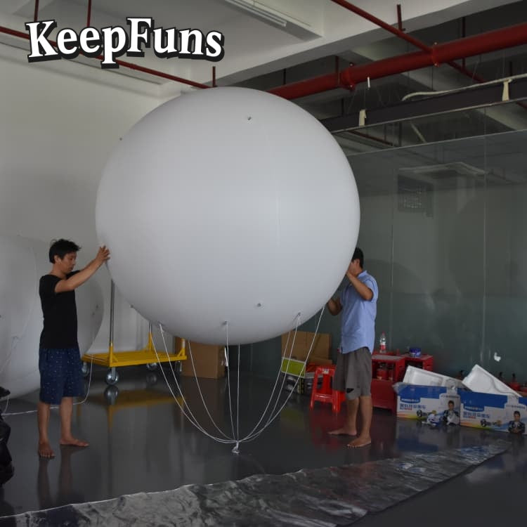 KeepFuns PVC inflatable balloons, with customizable sizes and logos, are made of waterproof and durable materials, suitable for mall decorations, party decorations, theme events, and advertising promotions.