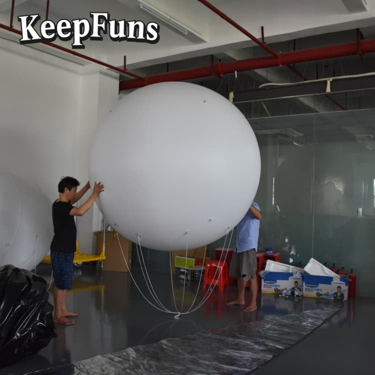 KeepFuns PVC inflatable balloons, with customizable sizes and logos, are made of waterproof and durable materials, suitable for mall decorations, party decorations, theme events, and advertising promotions.