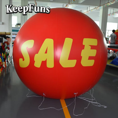 KeepFuns PVC Inflatable Balloons, customizable in size and Logo, made of waterproof and durable materials, suitable for mall decorations, party decorations, theme events, and advertising promotions