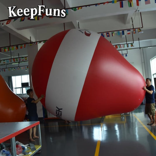 KeepFuns Inflatable Advertising Floor Balloons: Customizable (color, size, print), easy to inflate, durable, ideal for ads, supermarket promotions, outdoor events.