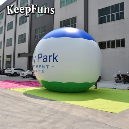 KeepFuns PVC inflatable balloons, customizable in size and Logo, made of waterproof and durable materials, suitable for mall decorations, party decorations, theme events, and advertising campaigns