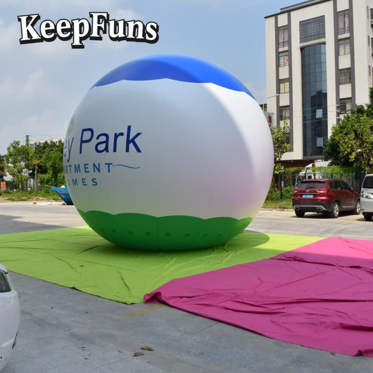 KeepFuns PVC inflatable balloons, customizable in size and Logo, made of waterproof and durable materials, suitable for mall decorations, party decorations, theme events, and advertising campaigns
