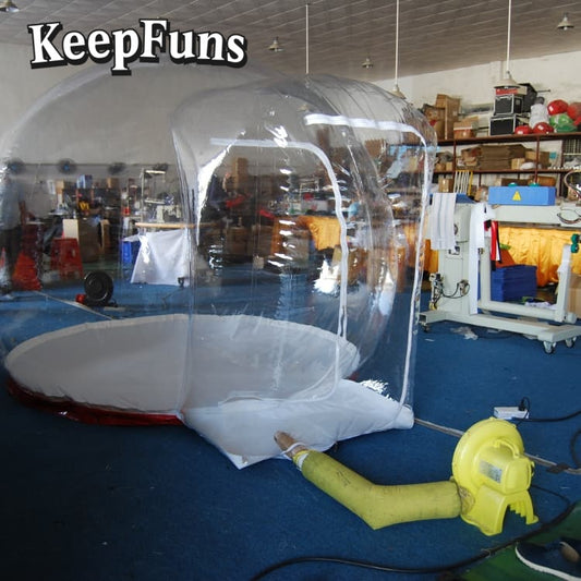 KeepFuns PVC Inflatable Snow Balloons, customizable in size and Logo, made of waterproof and durable materials, suitable for shopping mall decorations, party decorations, theme events, and advertising campaigns