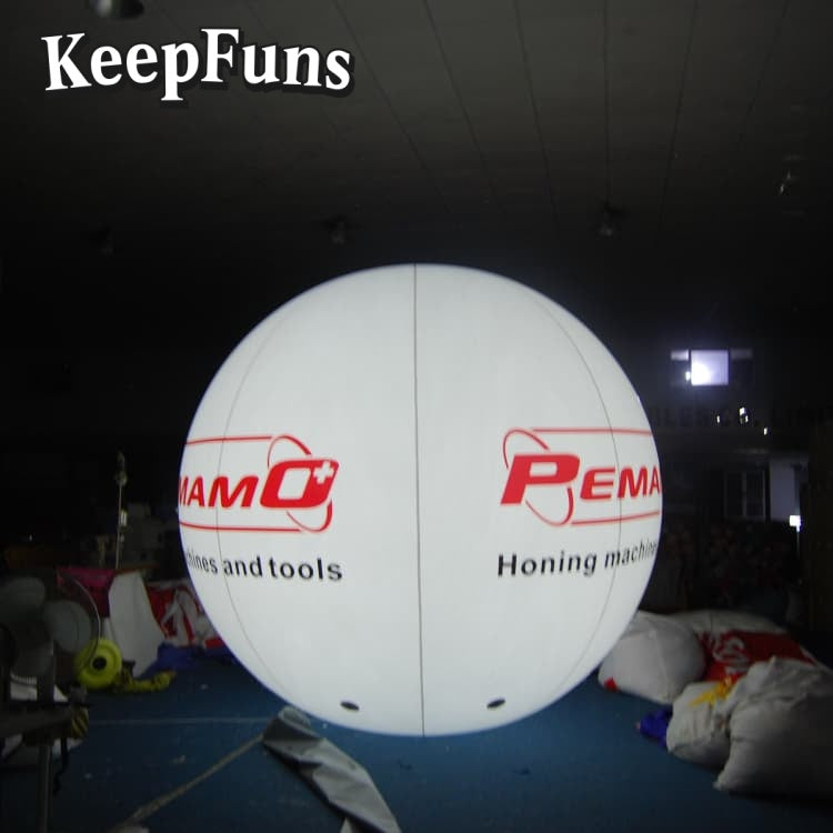 KeepFuns PVC inflatable balloons, customizable in size and Logo, with waterproof and durable materials, suitable for mall decorations, party decorations, theme events, and advertising campaigns