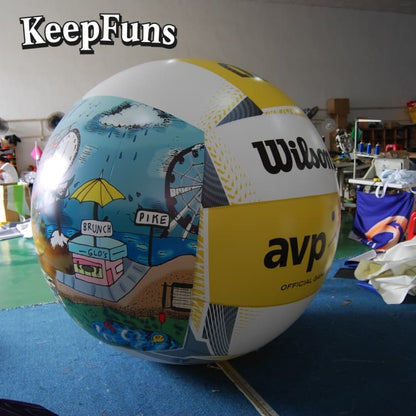 KeepFuns PVC inflatable balloons, customizable in size and Logo, made of waterproof and durable materials, suitable for mall decorations, party decorations, theme events, and advertising promotions