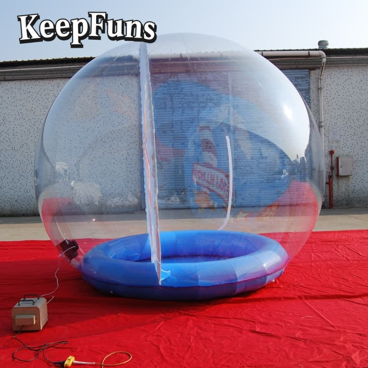 KeepFuns PVC Inflatable Snow Balloons, customizable in size and Logo, with waterproof and durable materials, suitable for mall decorations, party decorations, theme events, and advertising promotions