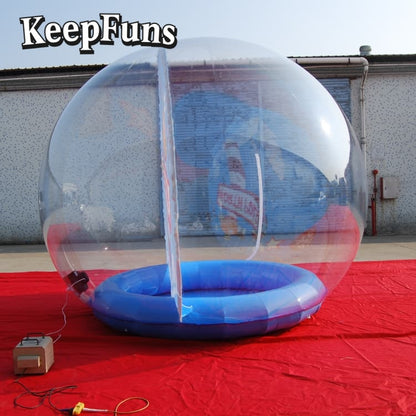 KeepFuns PVC Inflatable Snow Balloons, customizable in size and Logo, with waterproof and durable materials, suitable for mall decorations, party decorations, theme events, and advertising promotions