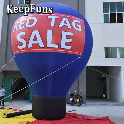 KeepFuns Waterproof PVC Inflatable Advertising Balloon - Custom Size & Logo for Marketing/Events