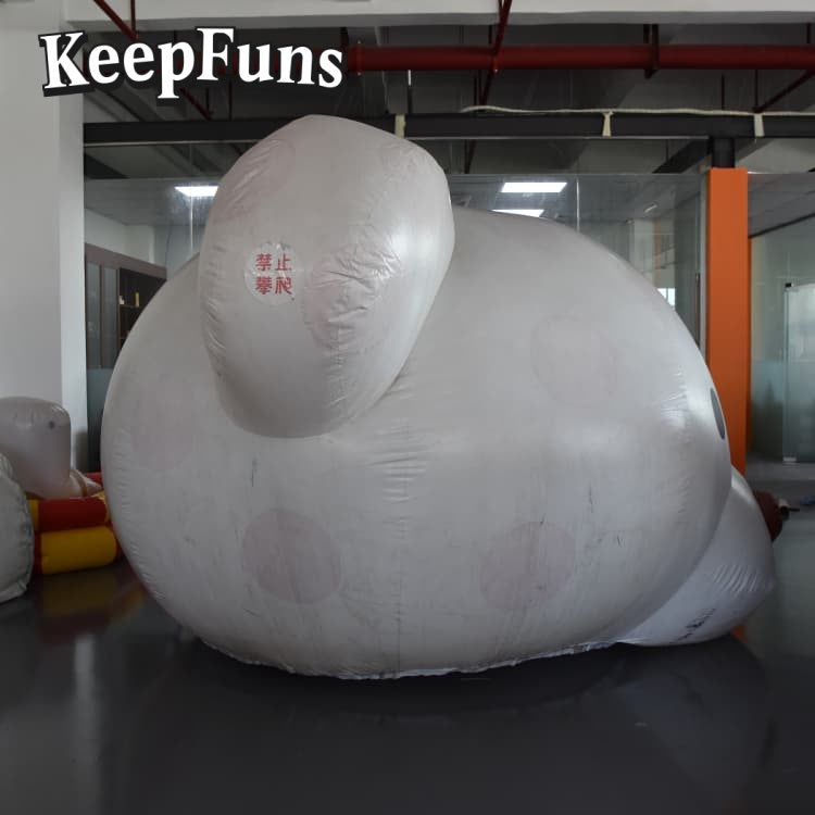 KeepFuns PVC Inflatable Polar Bear Billboard - Customizable, Logo-Friendly for Event Promotion & Merchandise Display