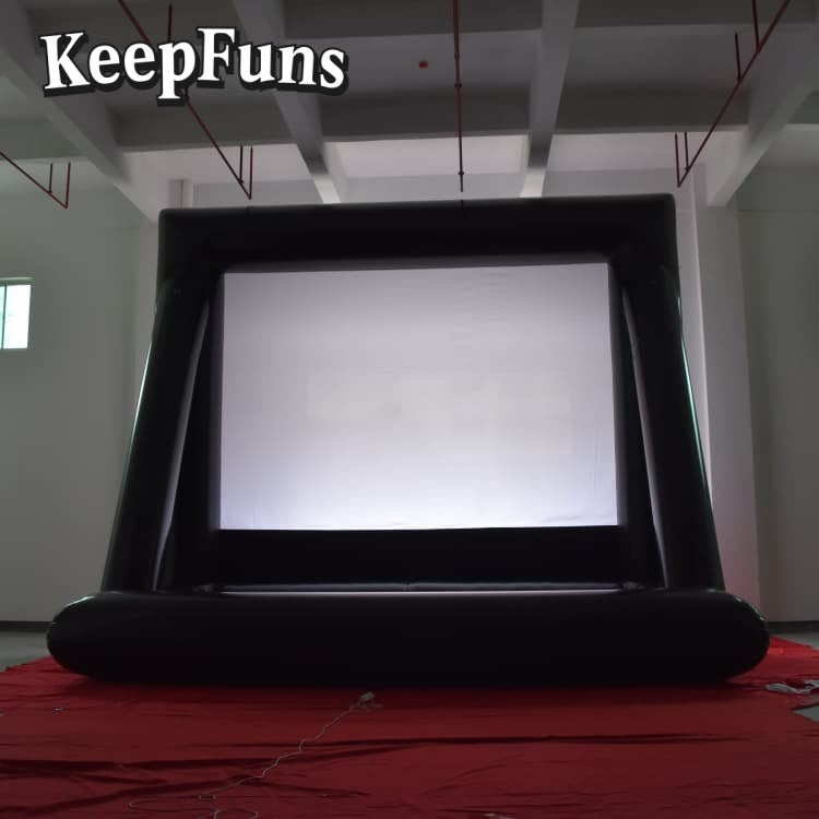 KeepFuns Inflatable Movie Screen/Projection Screen, customizable in size, suitable for both outdoor and indoor use, and applicable to home use, parties, advertising, etc.