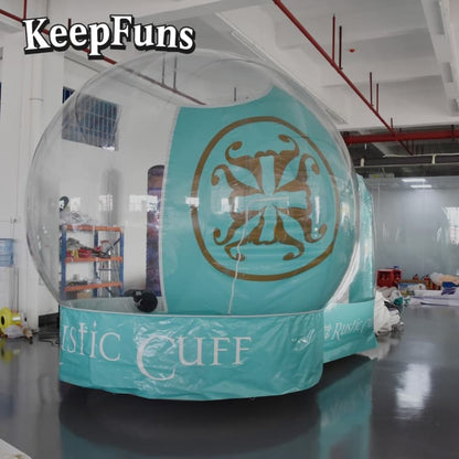KeepFuns Transparent PVC Inflatable Snow Globe
