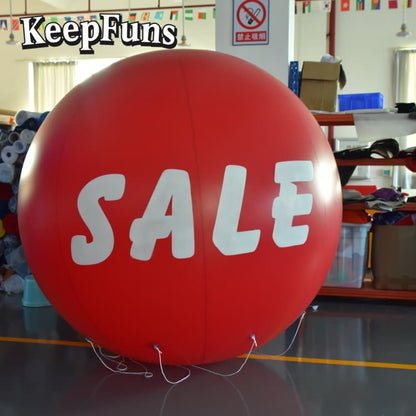KeepFuns PVC Inflatable Balloons, customizable in size and Logo, made of waterproof and durable materials, suitable for mall decorations, party decorations, theme events, and advertising promotions