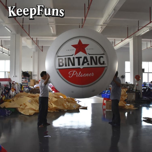 KeepFuns PVC Inflatable Balloons, customizable in size and Logo, made of waterproof and durable material, suitable for shopping mall decorations, party decorations, theme events, and advertising promotions