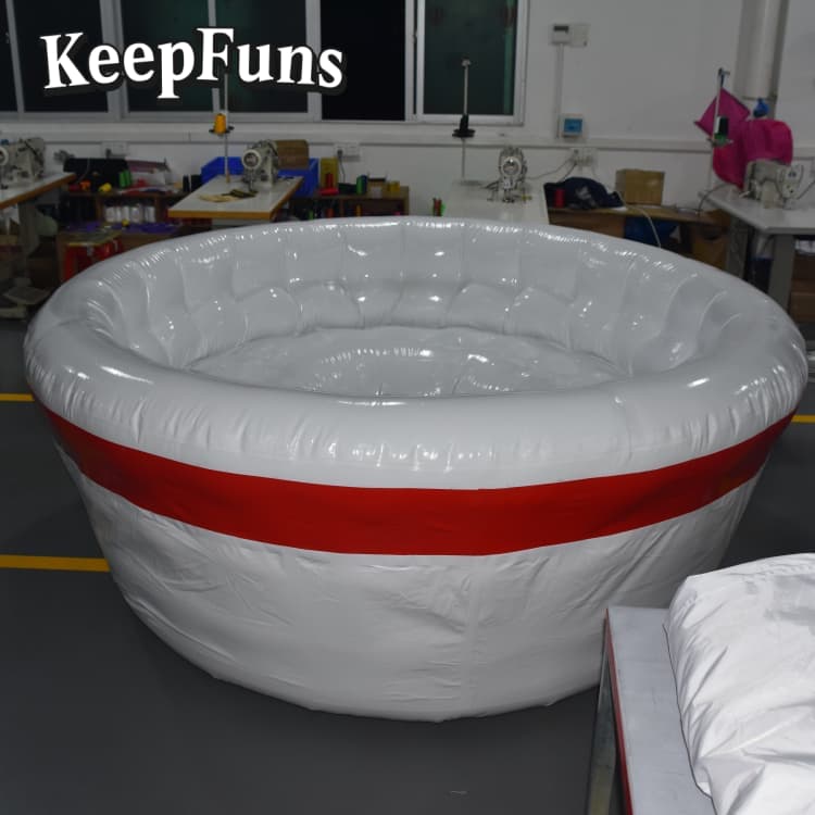 KeepFuns Waterproof PVC Inflatable Basin Sign - Custom Size & Logo Printing for Brand Promotion/Marketing Activities