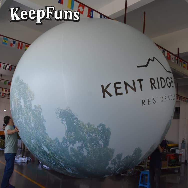 KeepFuns PVC Inflatable Balloons, customizable in size and Logo, made of waterproof and durable materials, suitable for mall decorations, party decorations, theme events, and advertising promotions