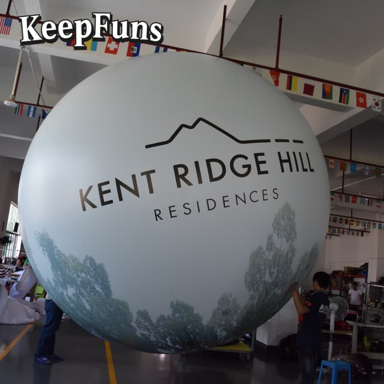KeepFuns PVC Inflatable Balloons, customizable in size and Logo, made of waterproof and durable materials, suitable for mall decorations, party decorations, theme events, and advertising promotions